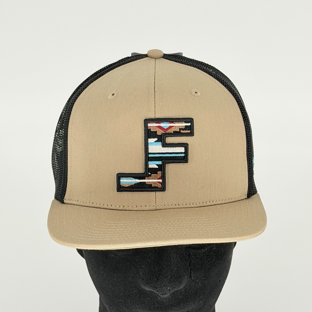 Lane Frost Round Up Aztec Logo Adjustable Snap Back Baseball Cap Trucker Hat NWT